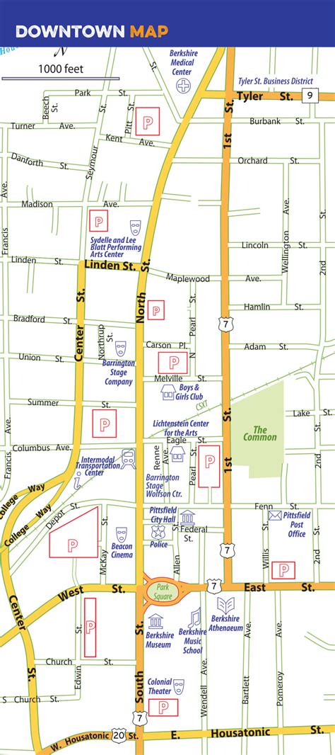 Pittsfield Map .